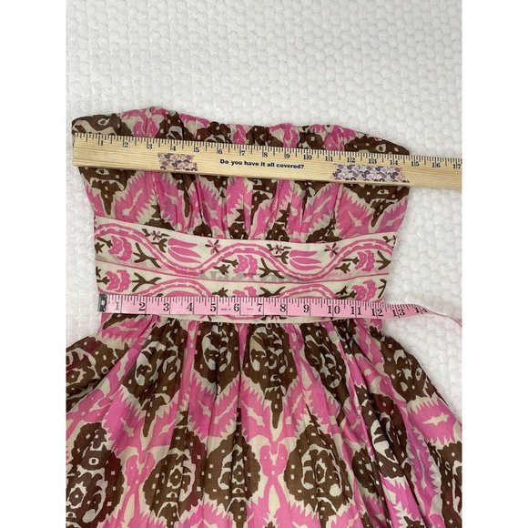 Plenty by Tracy Reese Sz 2 Fit & Flare Strapless - Picture 5 of 11